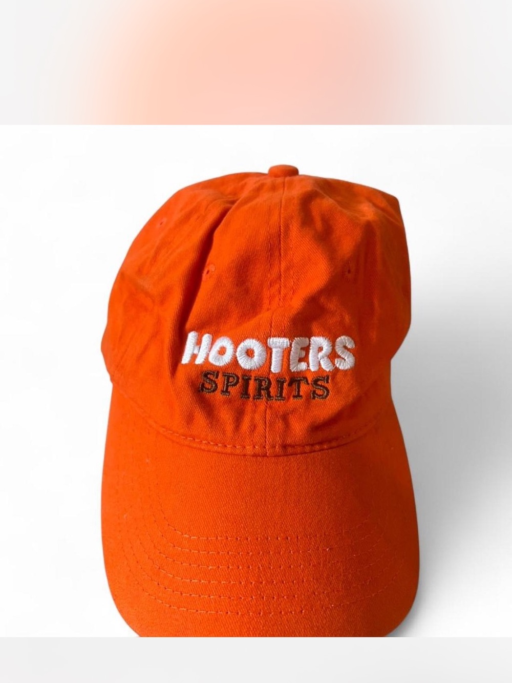 Hooters Orange Embroidered Logo Cap